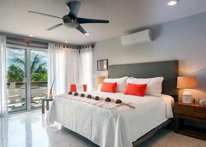 Casa Agua Azul - Family Getaway With Stunning Ocean Views Puerto Morelos