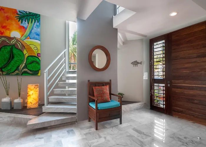 Сasa de vacaciones Casa Agua Azul - Family Getaway With Stunning Ocean Views Puerto Morelos