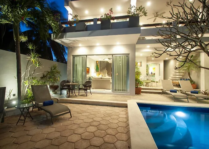 Сasa de vacaciones Casa Agua Azul - Family Getaway With Stunning Ocean Views Puerto Morelos