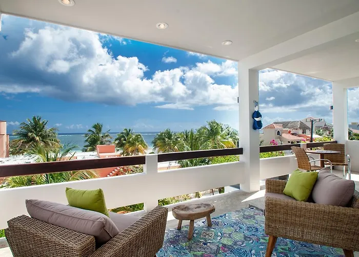 Casa Agua Azul - Family Getaway With Stunning Ocean Views Puerto Morelos